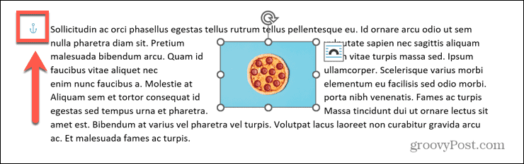 kelime çapa sembolü