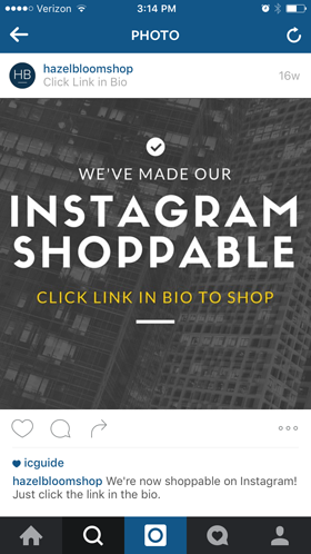 instagram üzerinde alışveriş yapılabilir uyarı