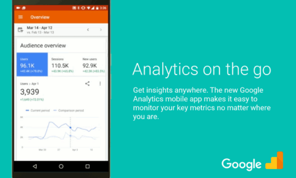 google analytics uygulaması yeniden tasarlandı