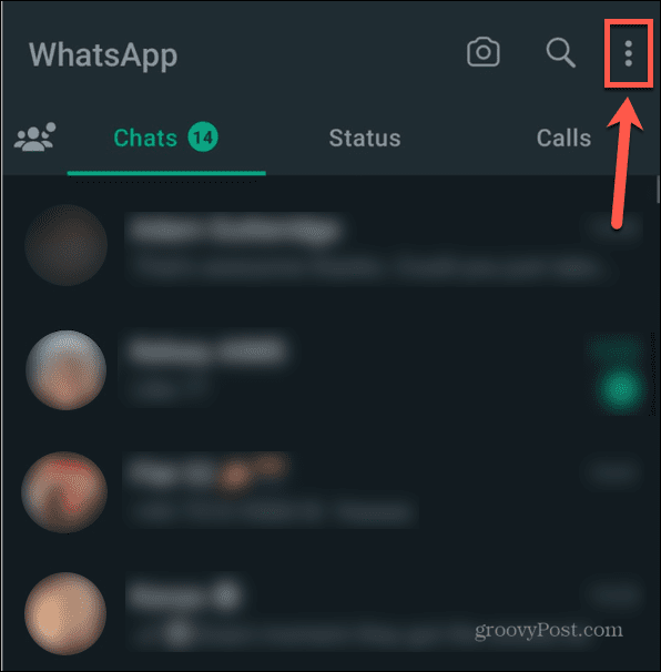 whatsapp daha fazla seçenek
