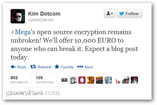 Kim Dotcom, Mega'nın Güvenliğini Aşan İlk Hacker'a 10.000 Euro Ödül Sunuyor