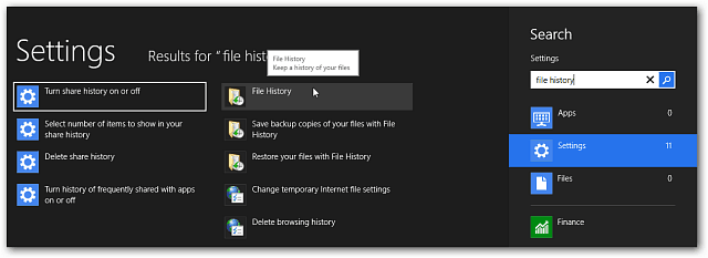 Windows 8 Dosya Geçmişi Nasıl Etkinleştirilir