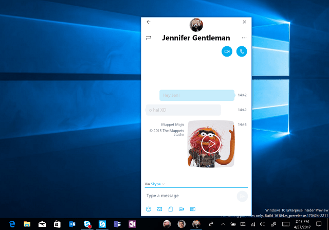 Windows 10 Preview Build 16184 Kişilerimi Geri Getir Özelliği