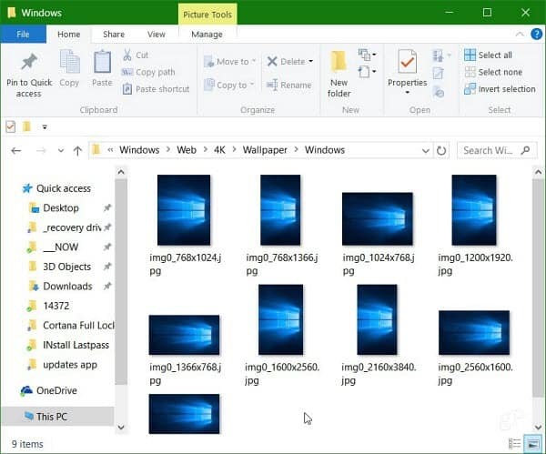 Windows 10 Duvar Kağıtlarını Nasıl Bulabilirsiniz?