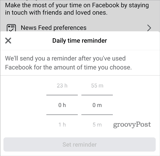 Facebook'taki Zamanınız hatırlatıcı