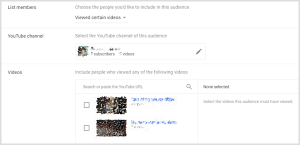 Video görüntülemeye dayalı Google AdWords yeniden pazarlama seçenekleri
