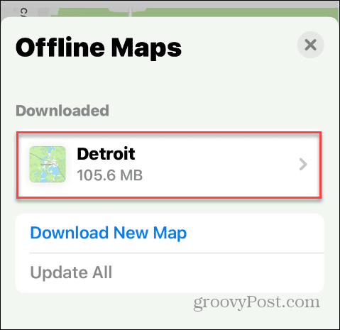 Çevrimdışı Kullanım için Apple Haritalar'ı İndirin