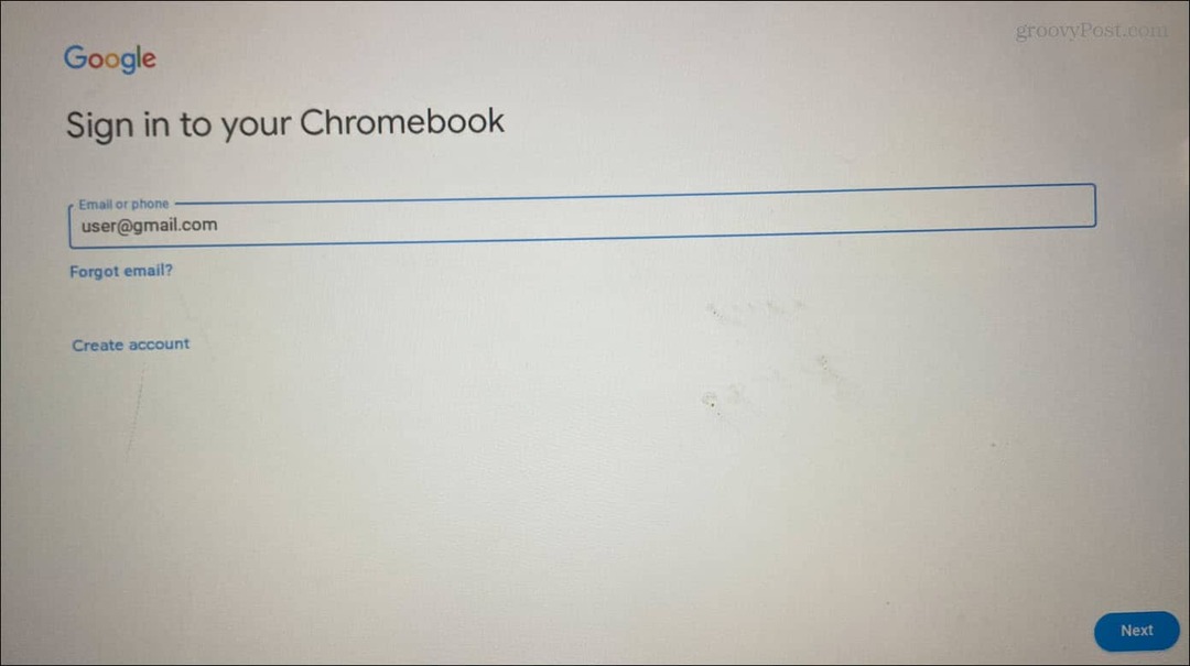 Chromebook'ta Kullanıcı Ekle
