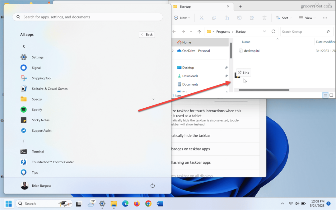 Windows 11'de Yapışkan Notları Başlangıçta Açma