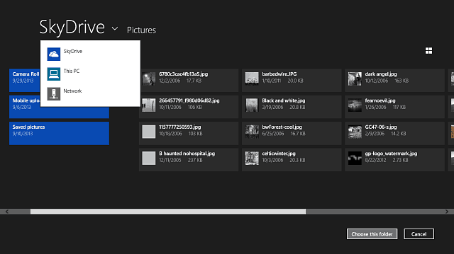 Windows 8.1 Kilit Ekranında Fotoğraf Slayt Gösterisi Oluşturma