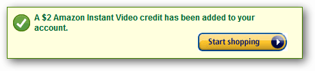 amazon video kredisi onayı