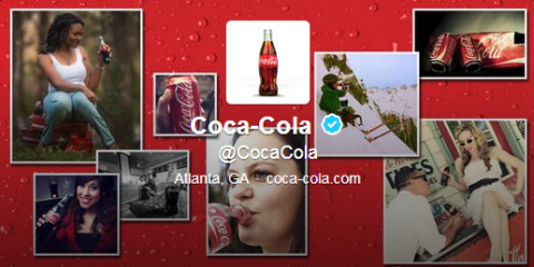 coca cola twitter başlığı