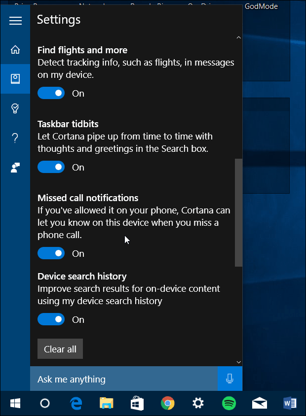 Cortana Geliştirmeleri