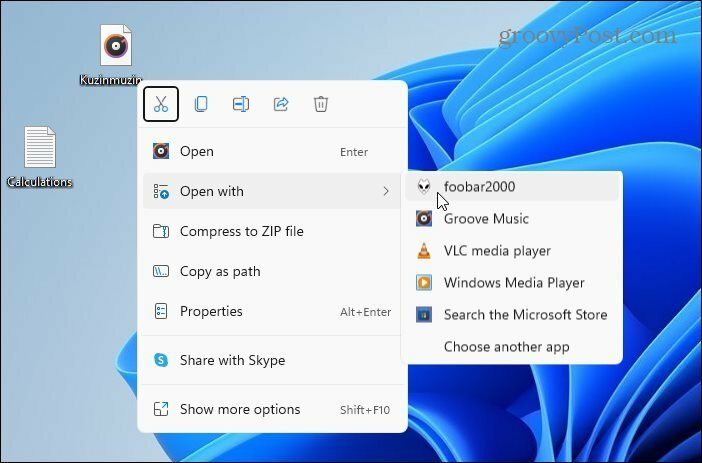 Windows 11 ile açılan bireysel dosyalar