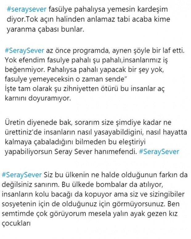 Seray Sever'in canlı yayındaki sözlerine büyük tepki!