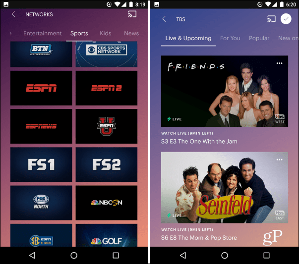 Hulu Canlı TV Android