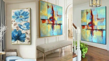 Evinizin görünümünü değiştiren dekoratif tablolar