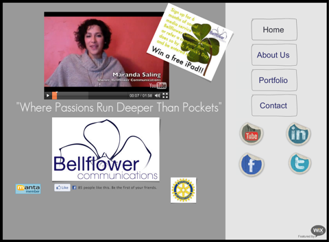 bellflower iletişim ana sayfası