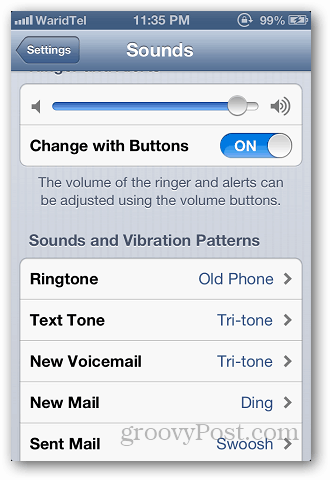 Özel Zil Sesi iPhone 2'yi kullanma