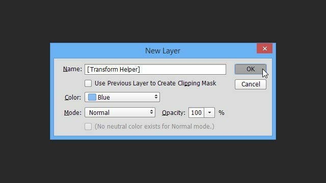 Photoshop Metin Katmanı Dönüşümleri Hile Yeni katman iletişim kutusu adı renk modu dönüştürme yardımcı katman hile oluşturmak