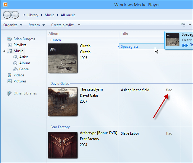 Flac desteği Windows Media Player