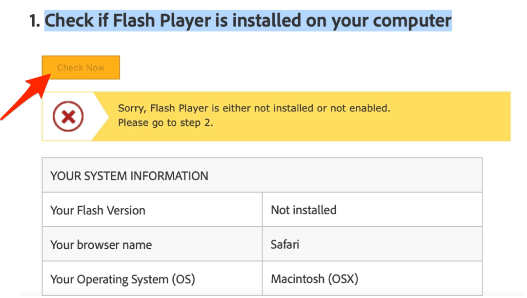 Adobe Flash kaldırmayı onaylayın
