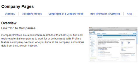 Linkedin şirket sayfaları