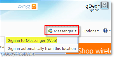 windows live internet tarayıcınızdan windows messenger nasıl kullanılır
