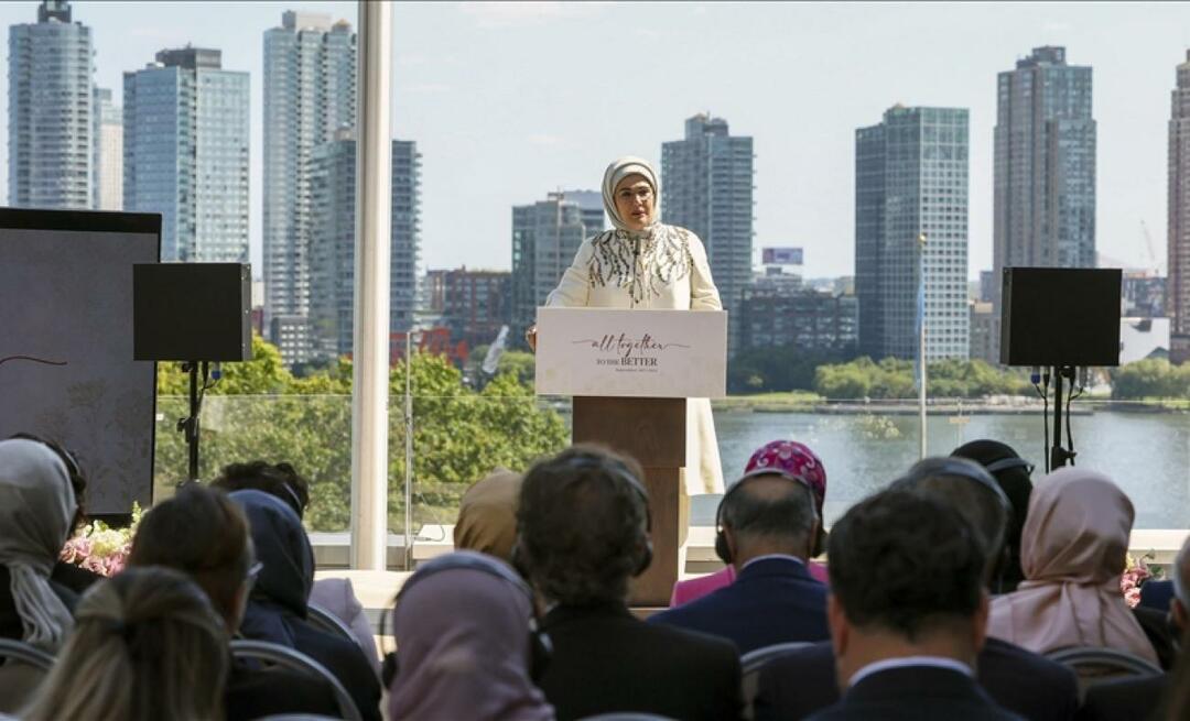 Emine Erdoğan, Türk devlet yapısının vicdani boyutuna dikkati çekti!