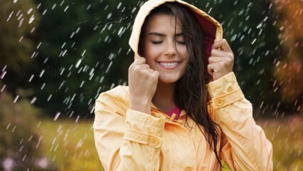 Yağmur suyunun cilde ve saçlara faydaları nelerdir?
