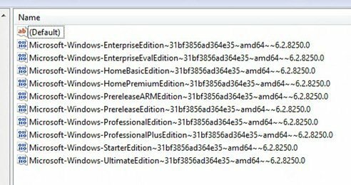 Windows 8'de Dokuz Sürüm Var