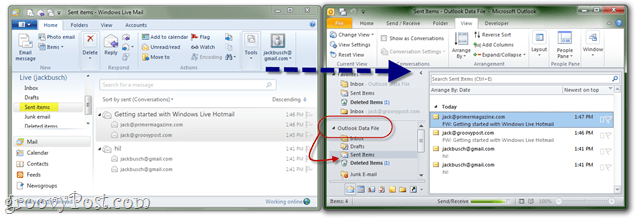 Windows Mail'i Outlook Exchange'e aktarma