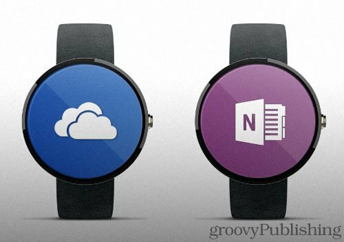 Apple Watch ve Android Wear için Microsoft Productivity Uygulamaları