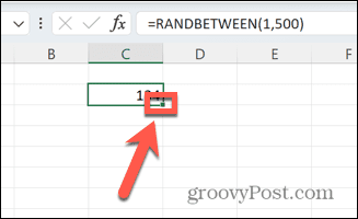 excel sürükleme tutamacı