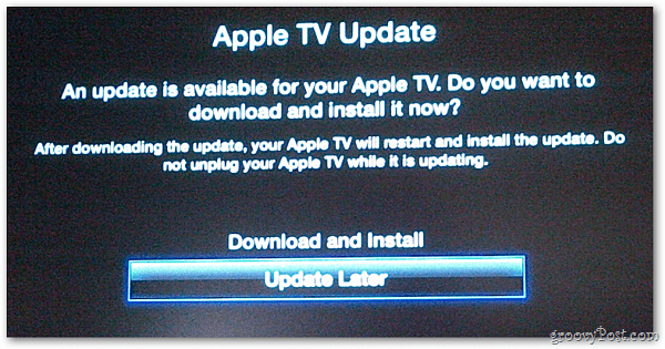 Apple TV Güncellemesi
