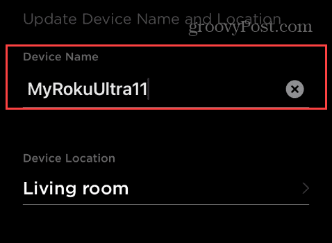 Roku'nuzun Adını Değiştirin