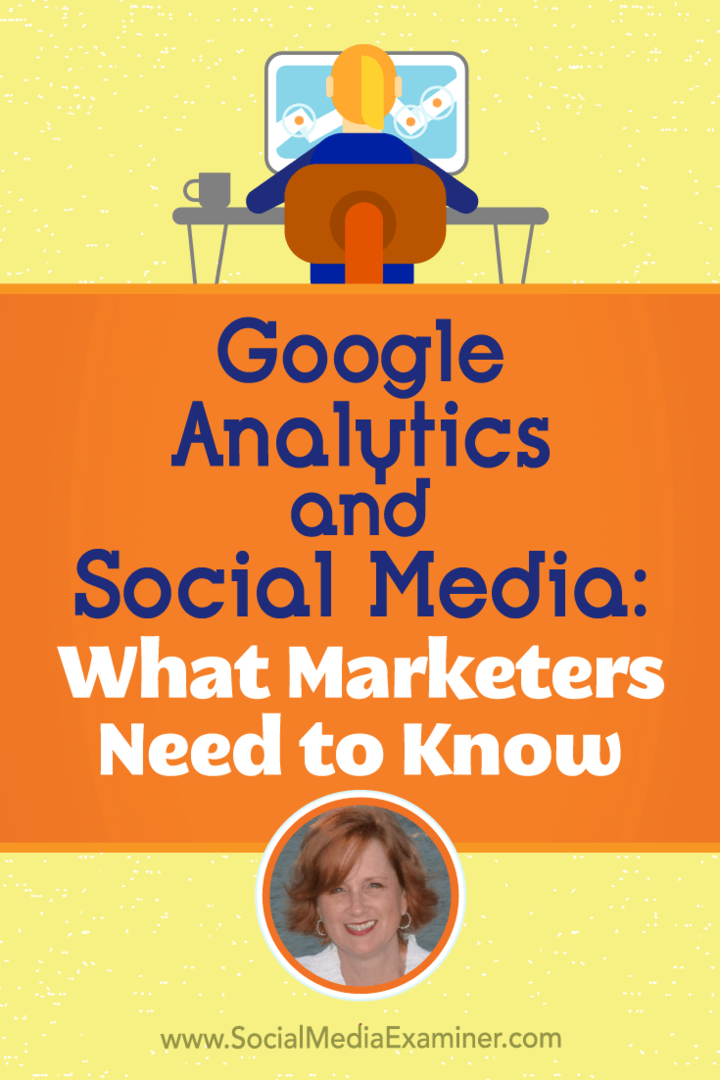 Google Analytics ve Sosyal Medya: Sosyal Medya Pazarlama Podcast'inde Annie Cushing'den bilgiler içeren Pazarlamacıların Bilmesi Gerekenler.