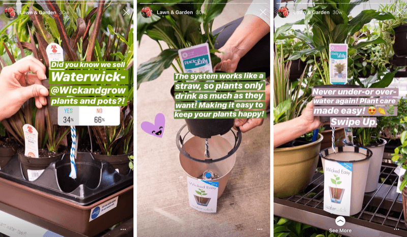 Instagram Hikayelerinde paylaşılan ipuçlarına iş örneği