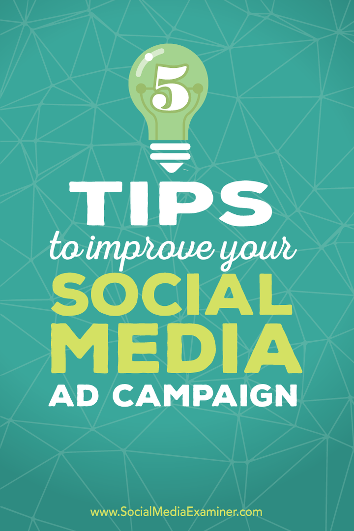 Sosyal Medya Reklam Kampanyalarınızı Geliştirmek için 5 İpucu: Sosyal Medya İnceleme Aracı