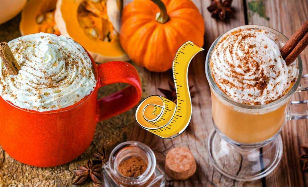 Pumpkin spice latte kalori? Bal kabaklı latte kilo aldırır mı? Starbucks Pumpkin spice latte 