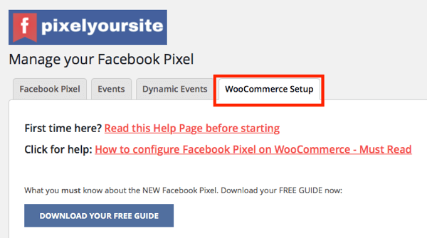PixelYourSite eklentisinin WooCommerce entegrasyonu, mağazanız için e-ticaret etkinlikleri ayarlamanıza olanak tanır.