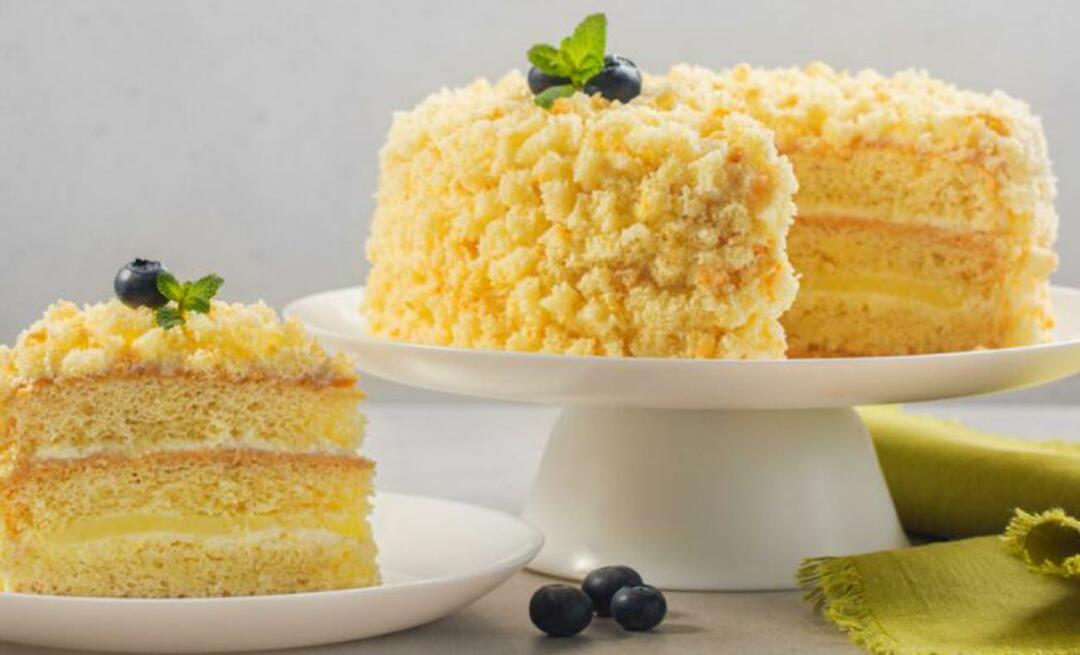 Torta mimosa nasıl yapılır? MasterChef torta mimosa tarifi! İtalyan pastası torta mimosa
