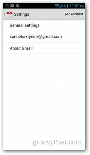 Android gmail hesabı ekle