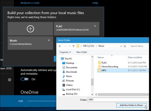 Windows 10 İpucu: Müzik Koleksiyonunuzu Groove Müzik'e Ekleyin