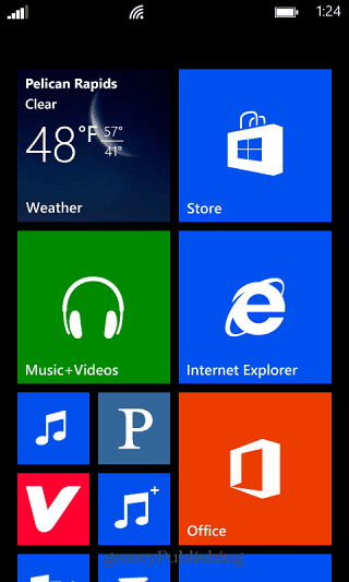 Windows Phone Ana Sayfası