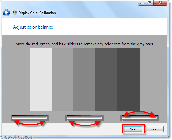Dccw.exe Kullanarak Windows 7 Ekran Rengini Kalibre Etme