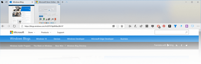 Microsoft Edge Geliştirmeleri