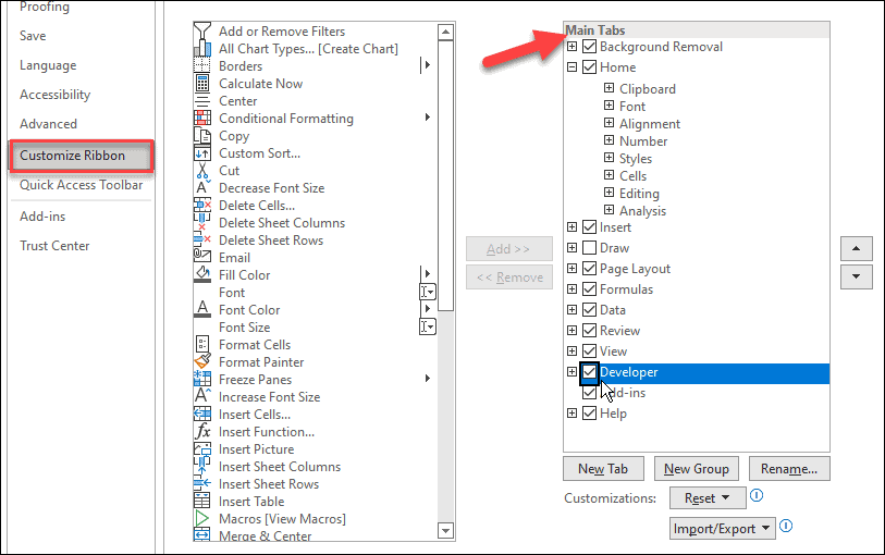 Microsoft Excel'de bir Onay Kutusu Ekleme