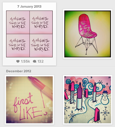Sharpie Instagram fotoğrafları