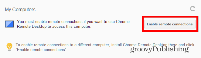 Chrome Uzaktan Masaüstü Bilgisayarı başlarken